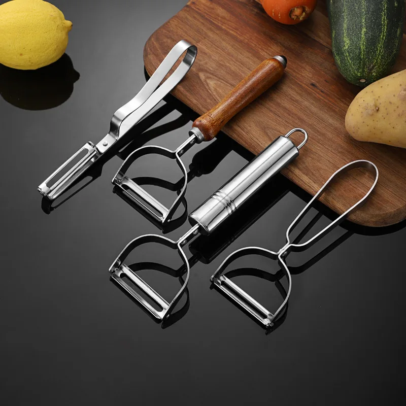 Multifunctional Stainless Steel Vegetable and Fruit Peeling Tool Kitchen Accessories Potato Apple Tomato Peeler Kitchen Gadgets
Multifunctional Stainless Steel Vegetable and Fruit Peeling Tool Kitchen Accessories Potato Apple Tomato Peeler Kitchen Gadgets