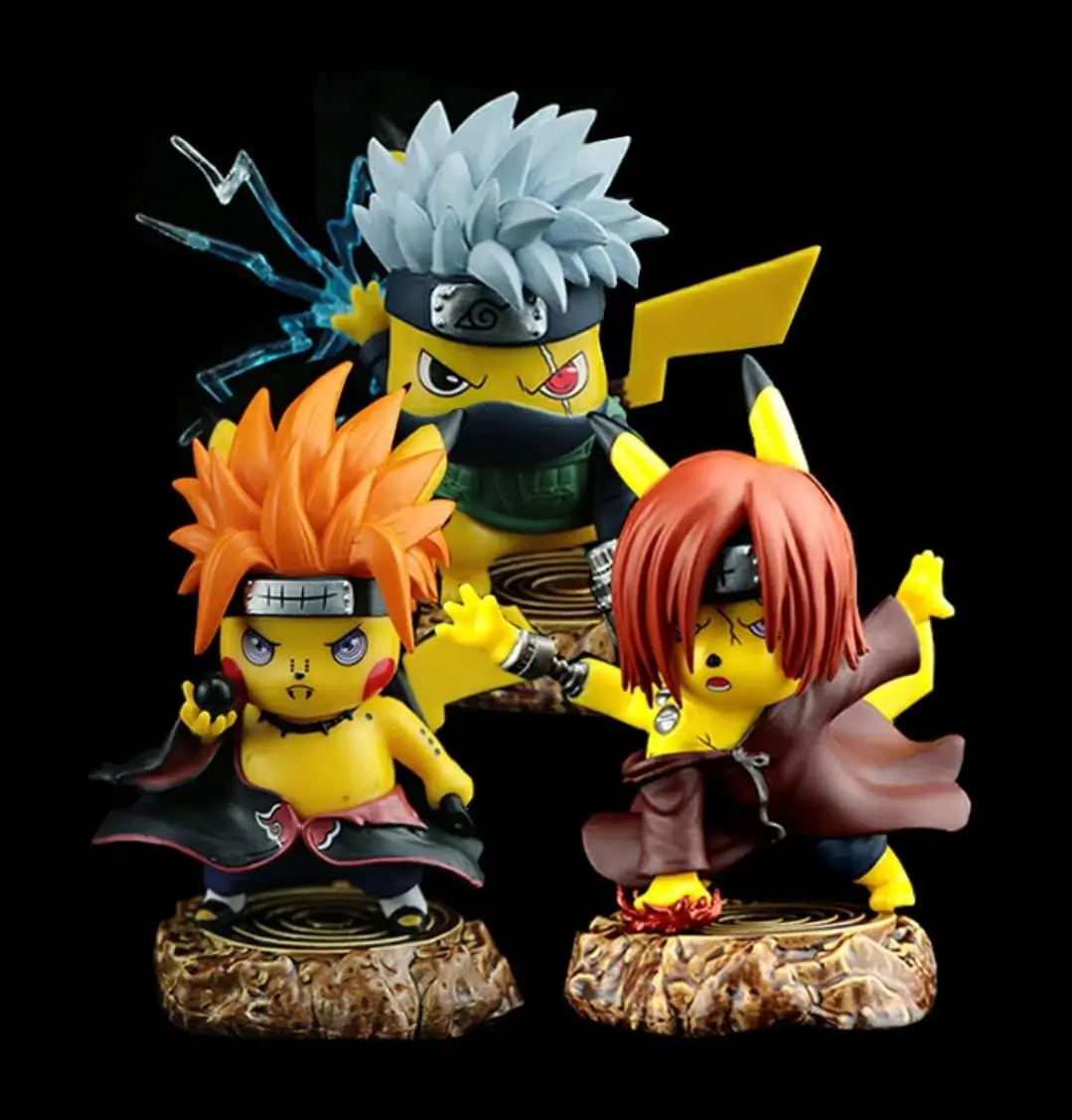 Cartoon Anime Classic Pokemon Pikachu Cosplay Pain Nagato Hatake Kakashi Action Doll Model Around Children's Toys Christmas Gift
Cartoon Anime Classic Pokemon Pikachu Cosplay Pain Nagato Hatake Kakashi Action Doll Model Around Children's Toys Christmas Gift