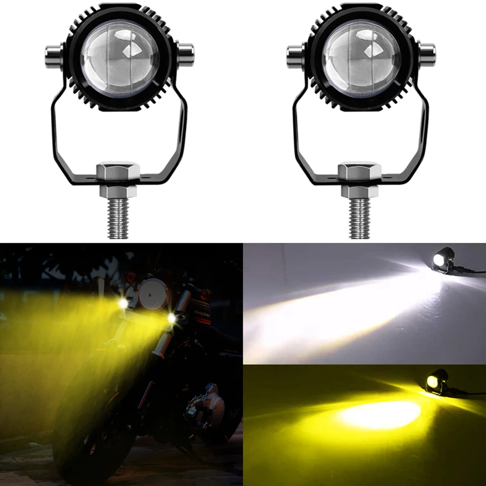 60W Motorcycle LED Spotlight Headlight Spot Fog Dual Colour LED Lens Hi/Low Beam Driving Lights Auxiliary Light 9-30V
60W Motorcycle LED Spotlight Headlight Spot Fog Dual Colour LED Lens Hi/Low Beam Driving Lights Auxiliary Light 9-30V