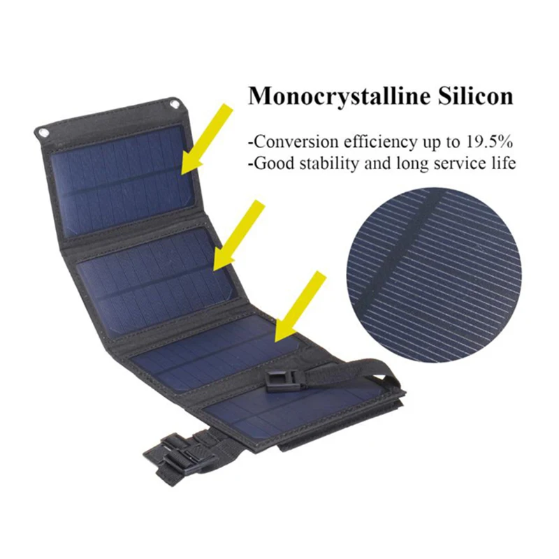 20W Outdoor Solar Panel Battery Foldable Mountaineering Portable Solar Smartphone Battery Charger for Travel Camping Hiking.
20W Outdoor Solar Panel Battery Foldable Mountaineering Portable Solar Smartphone Battery Charger for Travel Camping Hiking.