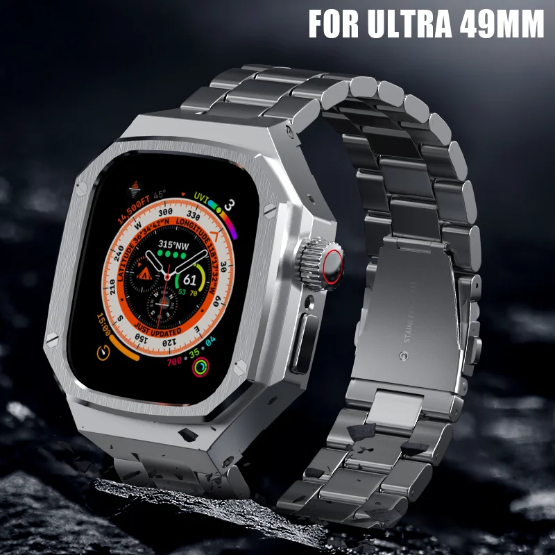 Aluminum Alloy Modification Kit for Apple Watch Ultra 2 1 49MM Stainless Bezel Frame for Iwatch Series 9 8 7 6 5 SE 45MM 44MM
Aluminum Alloy Modification Kit for Apple Watch Ultra 2 1 49MM Stainless Bezel Frame for Iwatch Series 9 8 7 6 5 SE 45MM 44MM