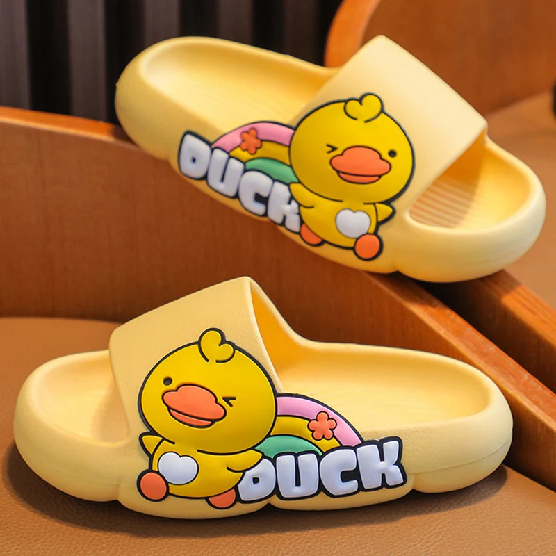 New Summer Cartoon Duck Children's Slippers Home Bathroom Non Slip Soft Sole Breathable Thick Sole Cute Slippers
New Summer Cartoon Duck Children's Slippers Home Bathroom Non Slip Soft Sole Breathable Thick Sole Cute Slippers
