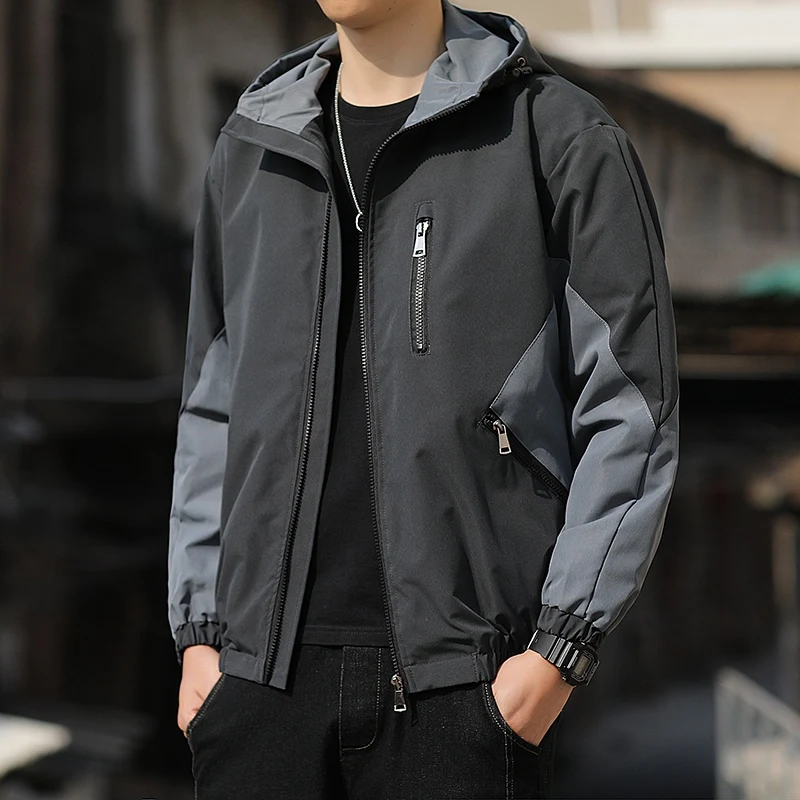 Men Outdoor Casual Jacket Men's Hooded Windbreaker Bomber Zipper Jackets New Autumn Spring Male Coat Military Outwear Mens Coats
Men Outdoor Casual Jacket Men's Hooded Windbreaker Bomber Zipper Jackets New Autumn Spring Male Coat Military Outwear Mens Coats