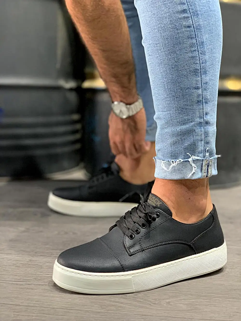 Knack Men's Casual Shoes Black(White Sole)Color Fall Season Artificial Leather Covered High Stitched White Sole Superior Comfortable Orthopedic Healthy Cold Resistant Quality Daily Routine Hiking Ideal Sports Shoes 050
Knack Men's Casual Shoes Black(White Sole)Color Fall Season Artificial Leather Covered High Stitched White Sole Superior Comfortable Orthopedic Healthy Cold Resistant Quality Daily Routine Hiking Ideal Sports Shoes 050