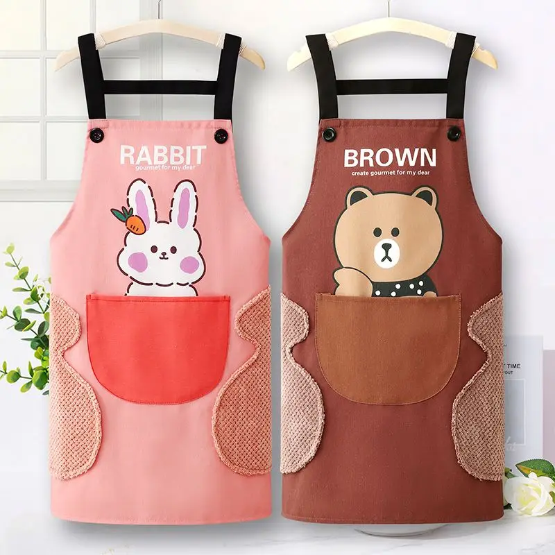 Фартук Line Friends из аниме кавайный коричневый Домашний фартук из чистого хлопка для ванной и дома Водонепроницаемая рабочая одежда для защиты...
Фартук Line Friends из аниме кавайный коричневый Домашний фартук из чистого хлопка для ванной и дома Водонепроницаемая рабочая одежда для защиты...