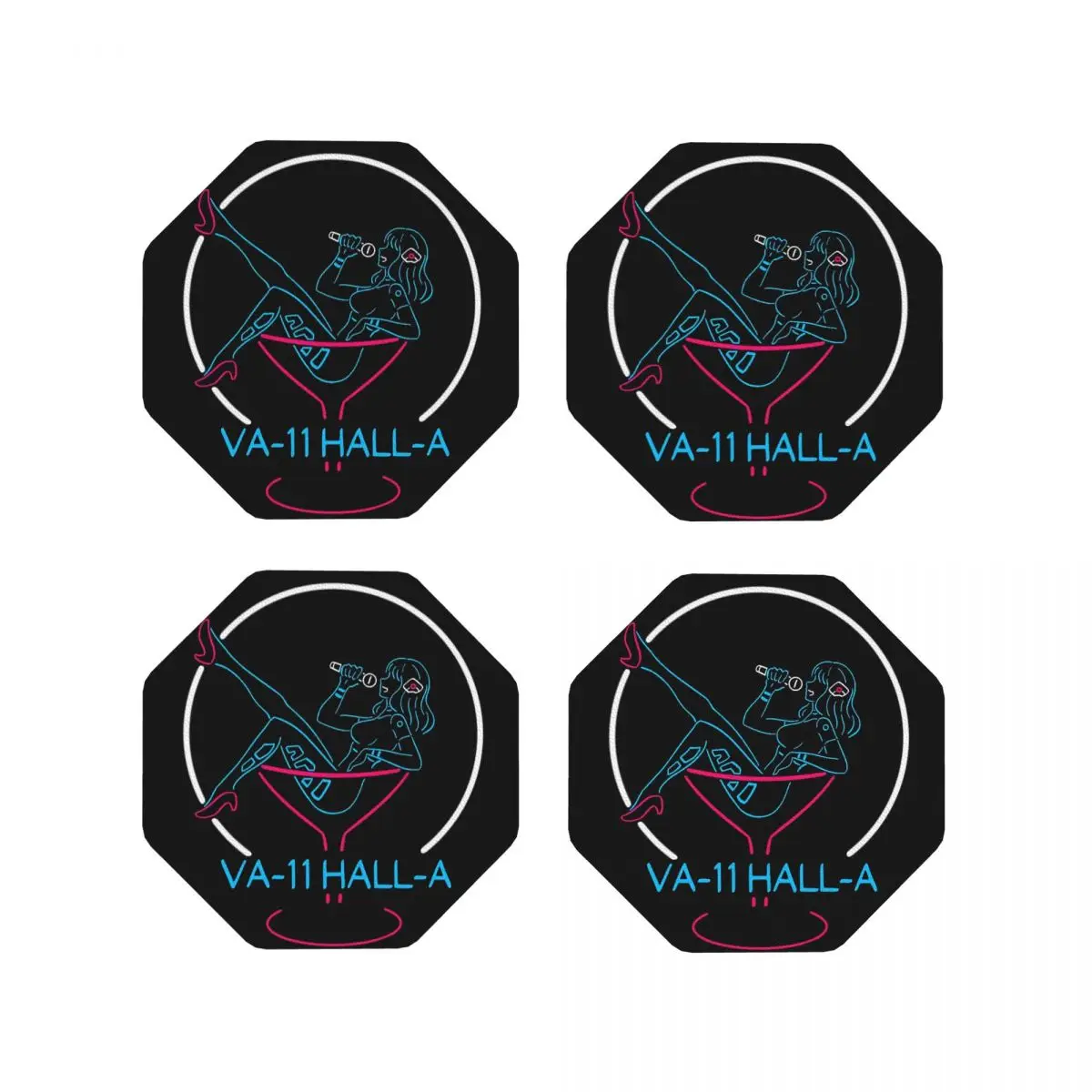 Коврики для стола VA-11 Hall-A набор из 4 штук
Коврики для стола VA-11 Hall-A набор из 4 штук