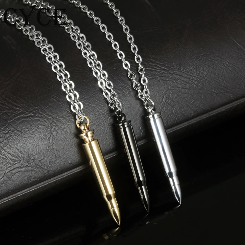 2021 Trendy 3 Color Bullet Shaped Pendant Necklaces For Men All-match Stainless Steel Clavicle Chain Hip Hop Jewelry Accessories
2021 Trendy 3 Color Bullet Shaped Pendant Necklaces For Men All-match Stainless Steel Clavicle Chain Hip Hop Jewelry Accessories