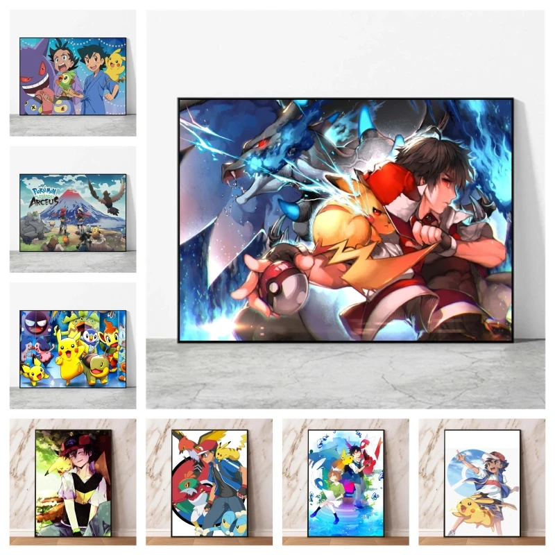 Canvas Art Walls Painting Pokemon Pikachu Kid Action Figures Decor Gifts Poster Home Cartoon Character Picture Prints and Prints
Canvas Art Walls Painting Pokemon Pikachu Kid Action Figures Decor Gifts Poster Home Cartoon Character Picture Prints and Prints