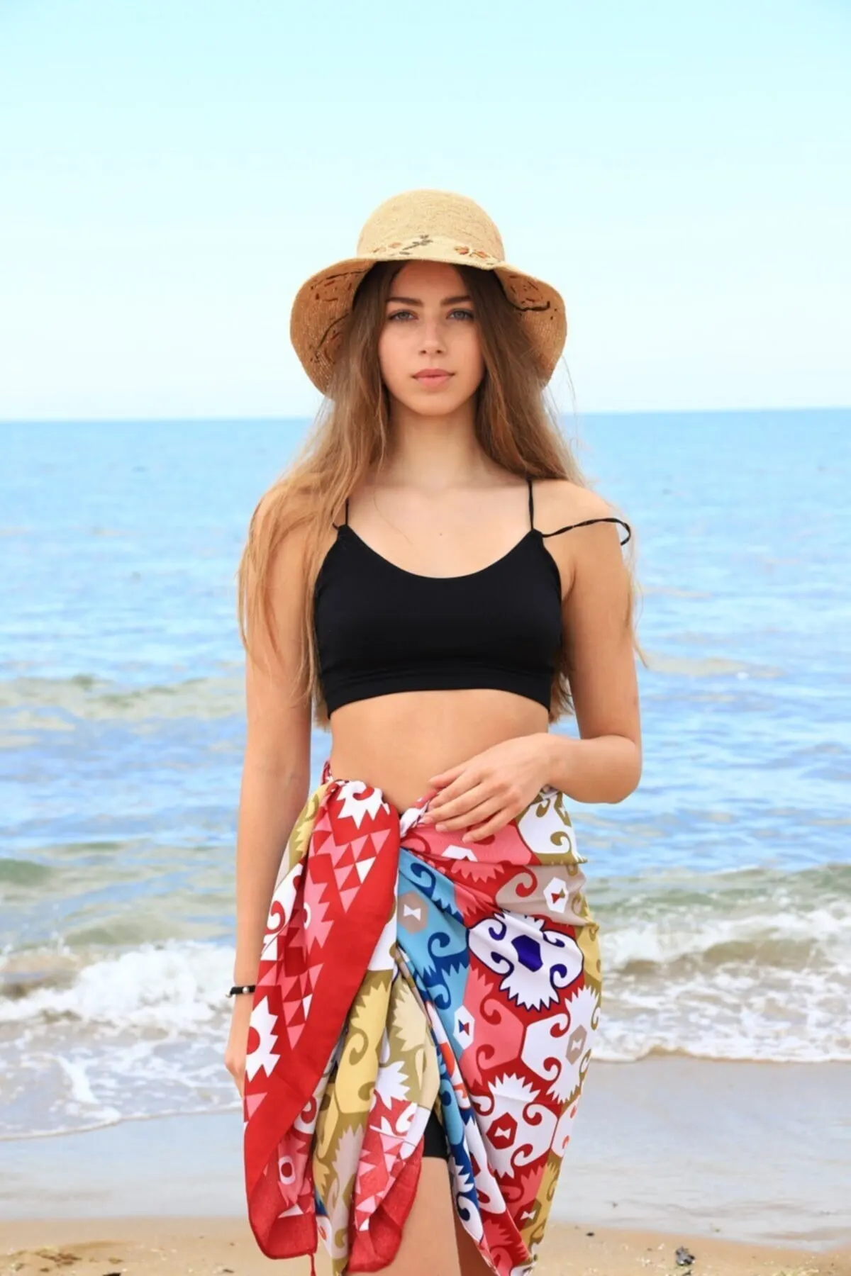 Women's Pareo Rug Pattern Swimwear Cover Up Dress Sexy Tunic Suit Beachwear Female Beach Bikini Cover Loose Mini Dress
Women's Pareo Rug Pattern Swimwear Cover Up Dress Sexy Tunic Suit Beachwear Female Beach Bikini Cover Loose Mini Dress