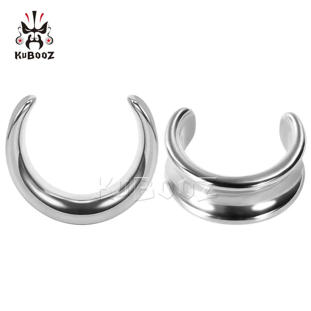 KUBOOZ Simple Style Stainless Steel Notch Ear Piercing Plugs Tunnels Ear Expanders Stretchers Cool Body Jewelry Gift 2PCS
KUBOOZ Simple Style Stainless Steel Notch Ear Piercing Plugs Tunnels Ear Expanders Stretchers Cool Body Jewelry Gift 2PCS