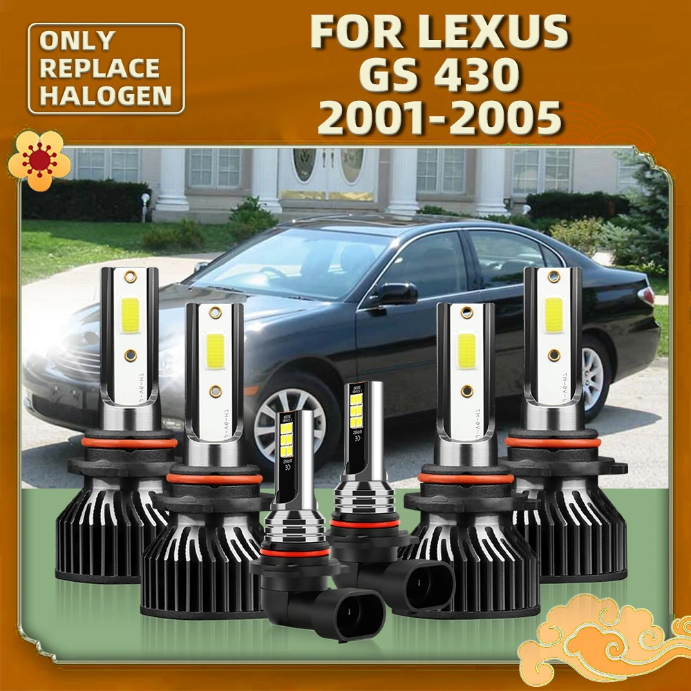 Car LED Headlight Bulbs Fog Light Modified 12V 6000K White Lampada Replace For LEXUS GS 430 GS430 Year 2001 2002 2003 2004 2005
Car LED Headlight Bulbs Fog Light Modified 12V 6000K White Lampada Replace For LEXUS GS 430 GS430 Year 2001 2002 2003 2004 2005