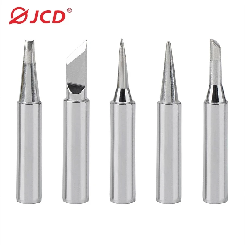 JCD 5PCS I+B+K+2.4D+3C soldering iron pure copper 900M soldering iron head set hot bare copper electric soldering iron tip
JCD 5PCS I+B+K+2.4D+3C soldering iron pure copper 900M soldering iron head set hot bare copper electric soldering iron tip