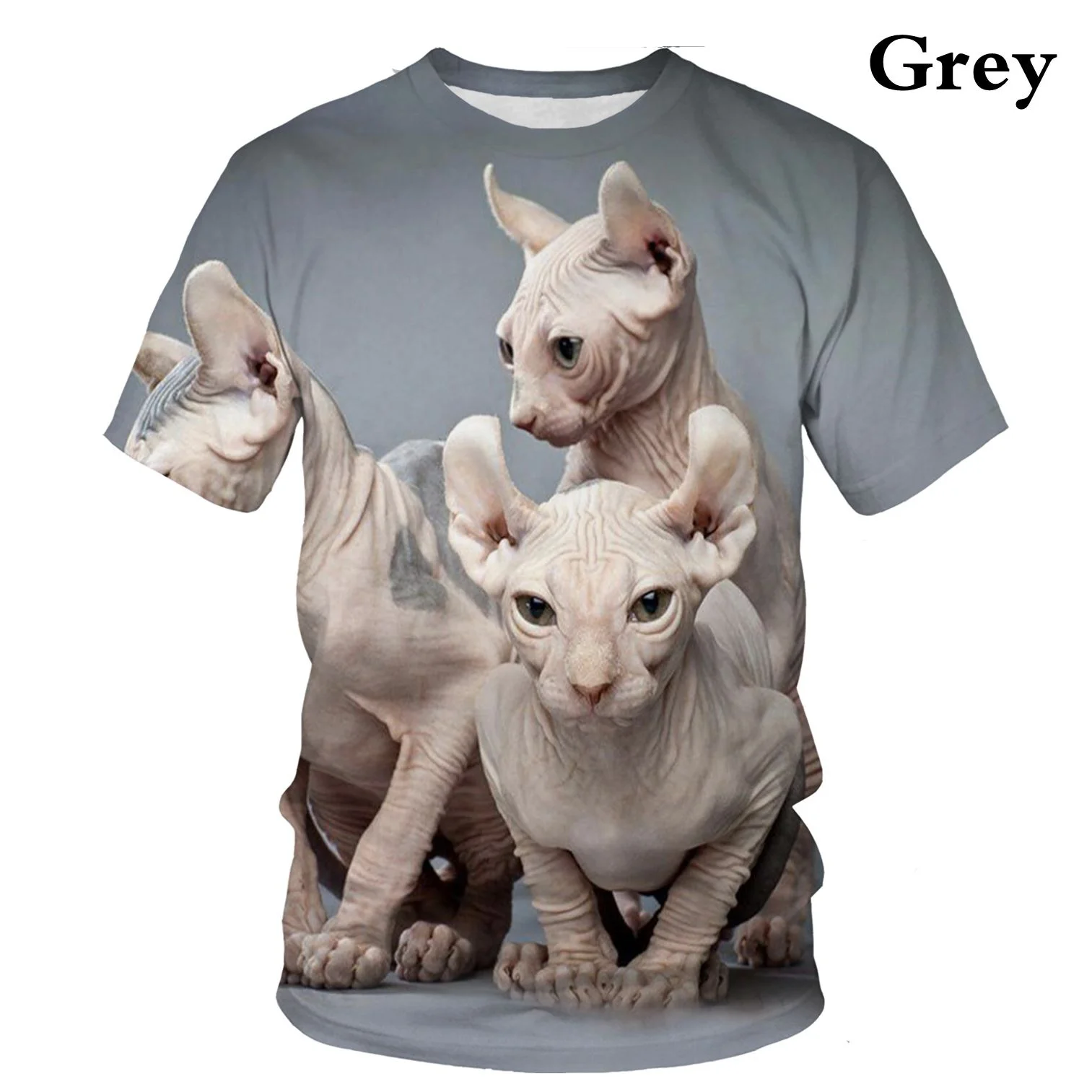 2022 Summer New Cute Sphynx Cats 3D Print Casual T-Shirt Fashion Men and Women O-neck Short Sleeve Tops Plus Size Dropshipping
2022 Summer New Cute Sphynx Cats 3D Print Casual T-Shirt Fashion Men and Women O-neck Short Sleeve Tops Plus Size Dropshipping