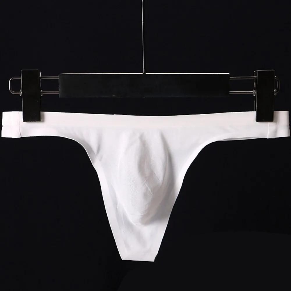 Men's Thongs String Homme Soft Seamless Ice Silk Panties Breathable Sexy Low-Rise Thong Enhance T-Back Jockstraps Cuecas
Men's Thongs String Homme Soft Seamless Ice Silk Panties Breathable Sexy Low-Rise Thong Enhance T-Back Jockstraps Cuecas