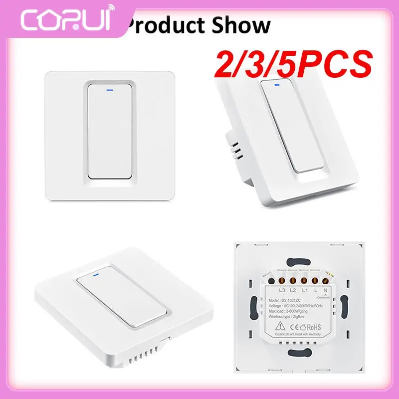 Умный выключатель Tuya Zigbee, кнопочный переключатель с голосовым управлением и таймером, 2/3/5 шт., 1/2/3 клавиши, работает с Alexa Google Home
Умный выключатель Tuya Zigbee, кнопочный переключатель с голосовым управлением и таймером, 2/3/5 шт., 1/2/3 клавиши, работает с Alexa Google Home