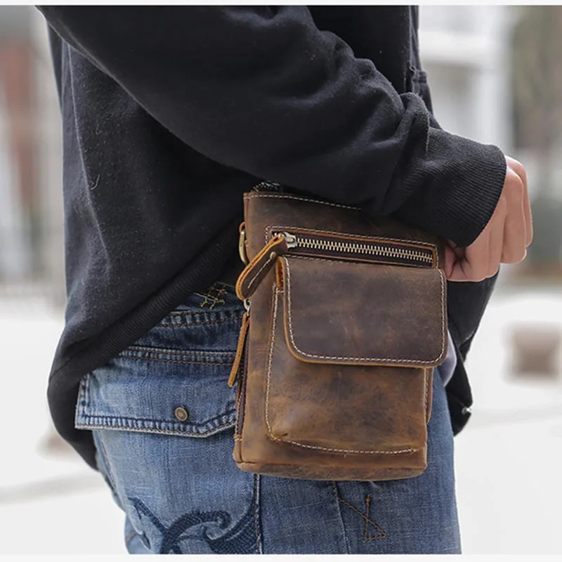 Small Men Bag Pouch Crossbody Leather Vintage Genuine Bag Leather Belt Horse Strap Luufan Shoulder Phone Crazy Waist Pack Belt
Small Men Bag Pouch Crossbody Leather Vintage Genuine Bag Leather Belt Horse Strap Luufan Shoulder Phone Crazy Waist Pack Belt