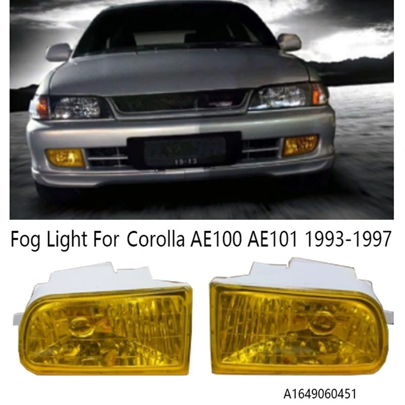 Fog Light Front Bumper Lights Daytime Running Lights For Toyota Corolla AE100 AE101 1993-1997 A1649060451
Fog Light Front Bumper Lights Daytime Running Lights For Toyota Corolla AE100 AE101 1993-1997 A1649060451