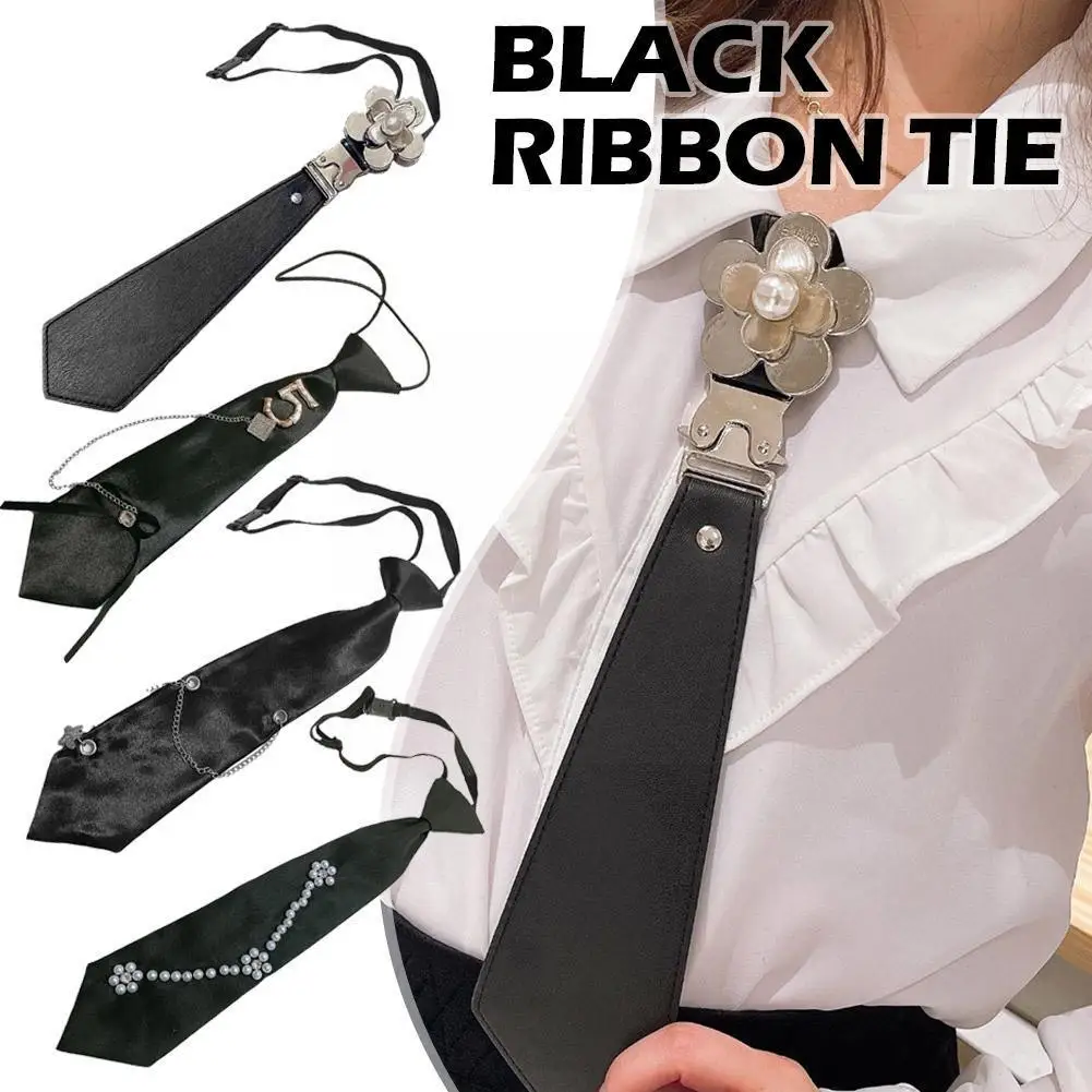 Black Clip On Tie Security Ties For Women Black Ribbon Tie Crystal Rhinestone Jewelry Girl Boys Collar Neck Ties Uniform Ne L9D1
Black Clip On Tie Security Ties For Women Black Ribbon Tie Crystal Rhinestone Jewelry Girl Boys Collar Neck Ties Uniform Ne L9D1