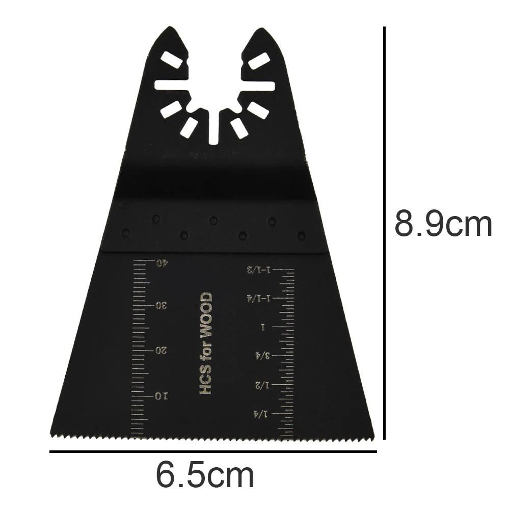 High Quality New Practical Durable Saw Blade Blade 1pc 65mm/2.6Inch Black High Carbon Multi-Tool Oscillating Saw
High Quality New Practical Durable Saw Blade Blade 1pc 65mm/2.6Inch Black High Carbon Multi-Tool Oscillating Saw