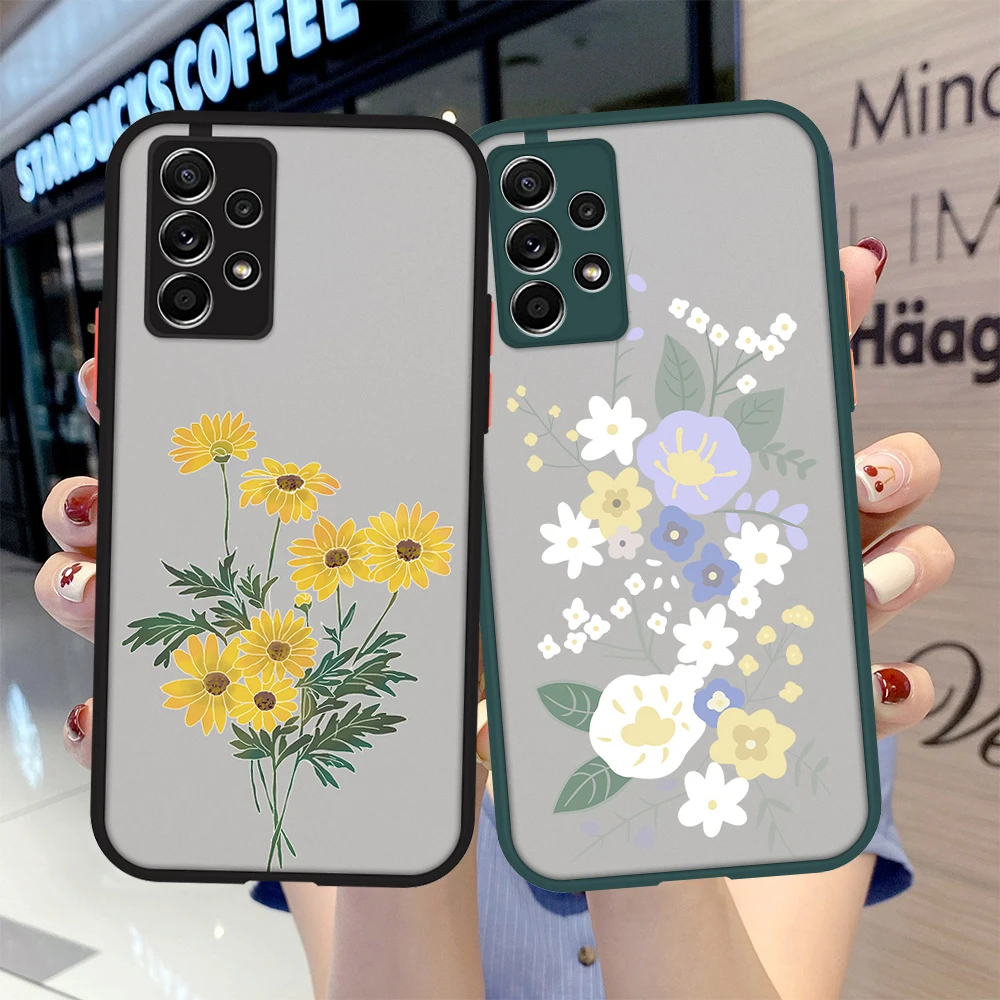 Frosted Phone Case For Samsung Galaxy A53 A73 A52 A52S A51 A12 A32 A71 A72 A21 A21S A13 A22 A33 M32 M12 M21 M52 Translucent Case 
Frosted Phone Case For Samsung Galaxy A53 A73 A52 A52S A51 A12 A32 A71 A72 A21 A21S A13 A22 A33 M32 M12 M21 M52 Translucent Case