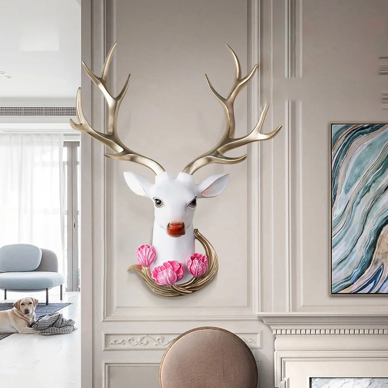 deer Lucky decoration pendant resin animal sculpture creative wall decoration pendant living room background wall hanging decor
deer Lucky decoration pendant resin animal sculpture creative wall decoration pendant living room background wall hanging decor