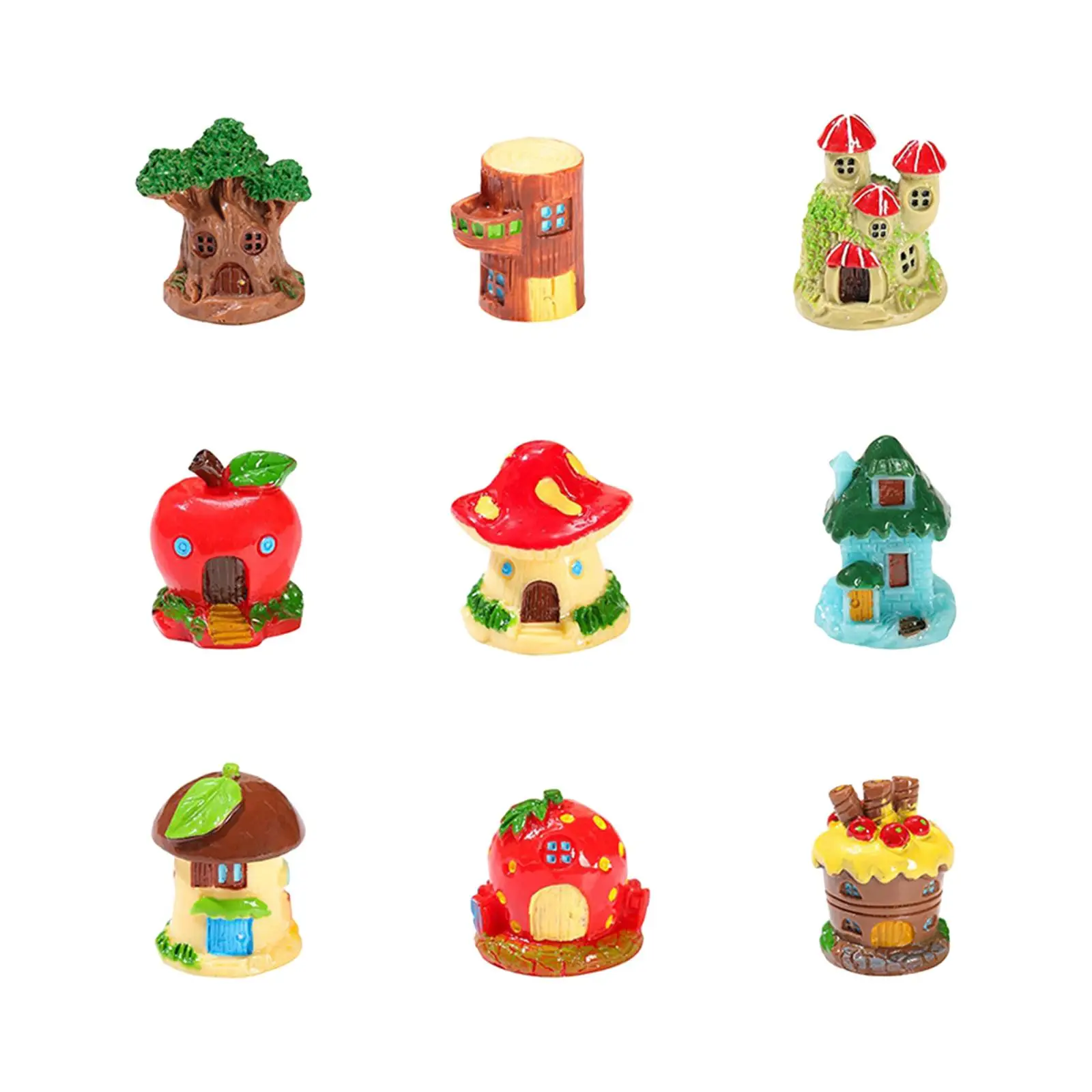 9x Tree House Micro Landscape Decorations Collectible Cognition Toy Statues for Sand Table Scene Micro Landscape Toddlers Unisex
9x Tree House Micro Landscape Decorations Collectible Cognition Toy Statues for Sand Table Scene Micro Landscape Toddlers Unisex