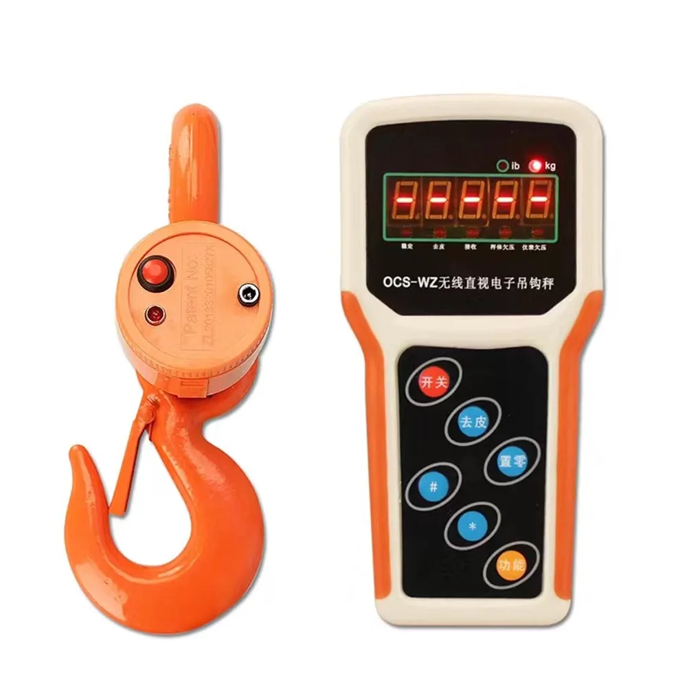 3T Wireless Digital Electronic Hanging Crane Scale With Wireless Handheld Meter
3T Wireless Digital Electronic Hanging Crane Scale With Wireless Handheld Meter