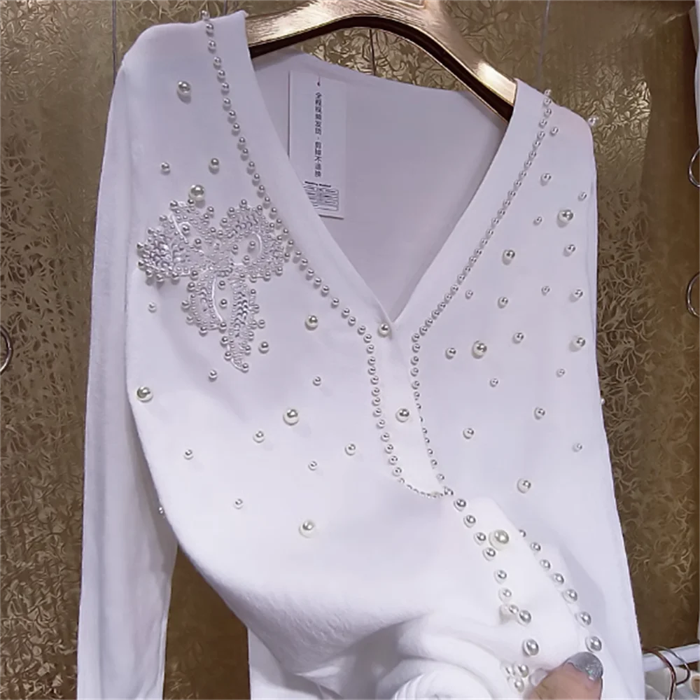 Pearl bow knitted cardigan Vintage Sweater Women Long Sleeve Knit Tops Beading Fashion Elegant Cropped Cardigan
Pearl bow knitted cardigan Vintage Sweater Women Long Sleeve Knit Tops Beading Fashion Elegant Cropped Cardigan