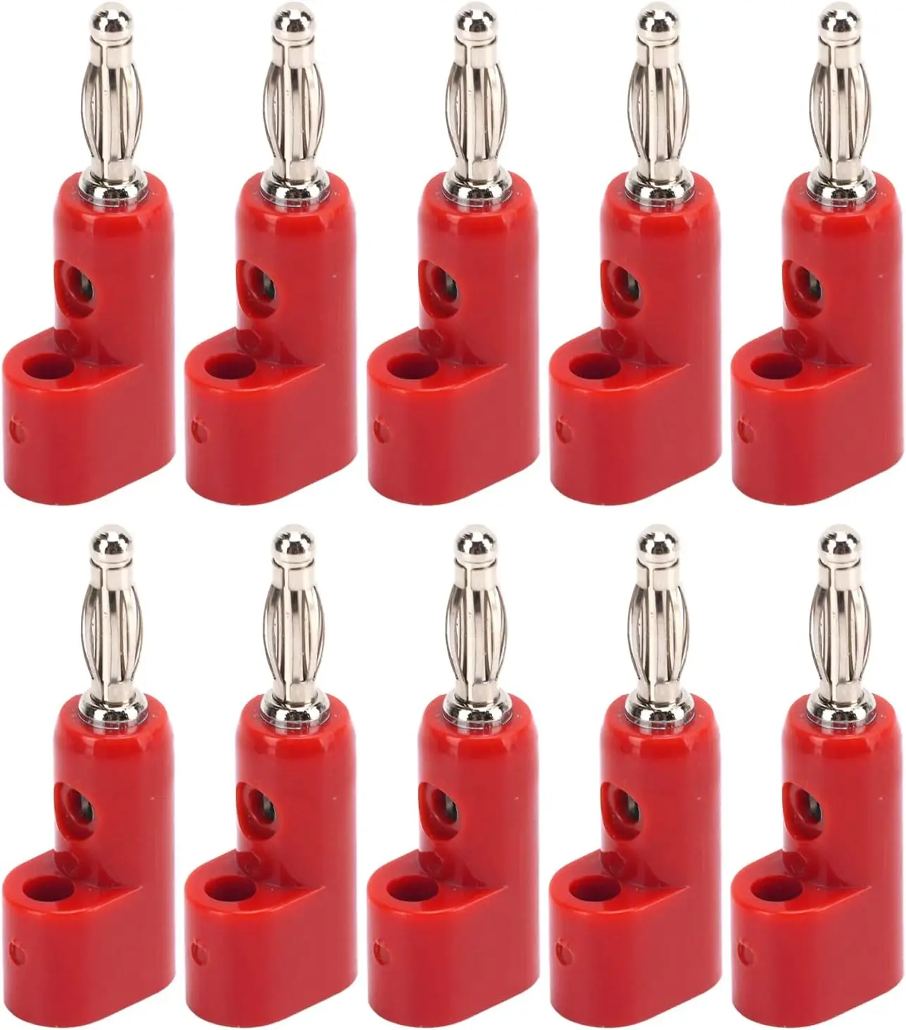 10pcs 4mm Banana Plug Solderless Stackable Banana Plug Connectors J.10026(Black)
10pcs 4mm Banana Plug Solderless Stackable Banana Plug Connectors J.10026(Black)