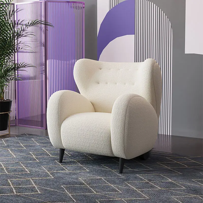 Light Luxury Single Sofa Nordic Modern Lamb Velvet Creative Leisure Lazy Chair Furniture Grey Thickened Warm Comfortable Sofa
Light Luxury Single Sofa Nordic Modern Lamb Velvet Creative Leisure Lazy Chair Furniture Grey Thickened Warm Comfortable Sofa