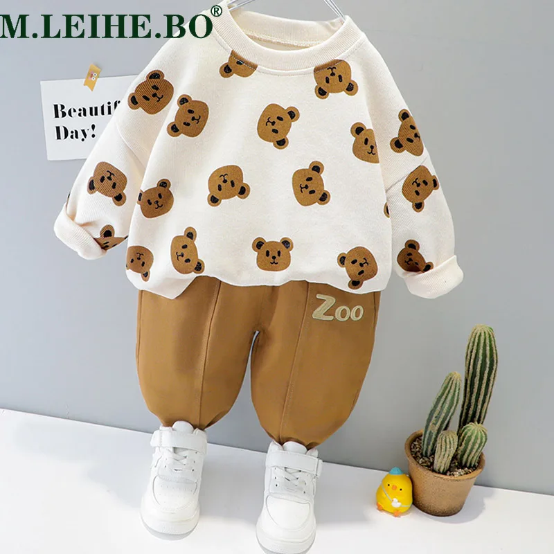 Baby Boys Clothes Sets Autumn Spring Infant Tracksuits Toddler Cotton Carttoon Bear Set Outfits for Newborn Boys Clothes Suits
Baby Boys Clothes Sets Autumn Spring Infant Tracksuits Toddler Cotton Carttoon Bear Set Outfits for Newborn Boys Clothes Suits