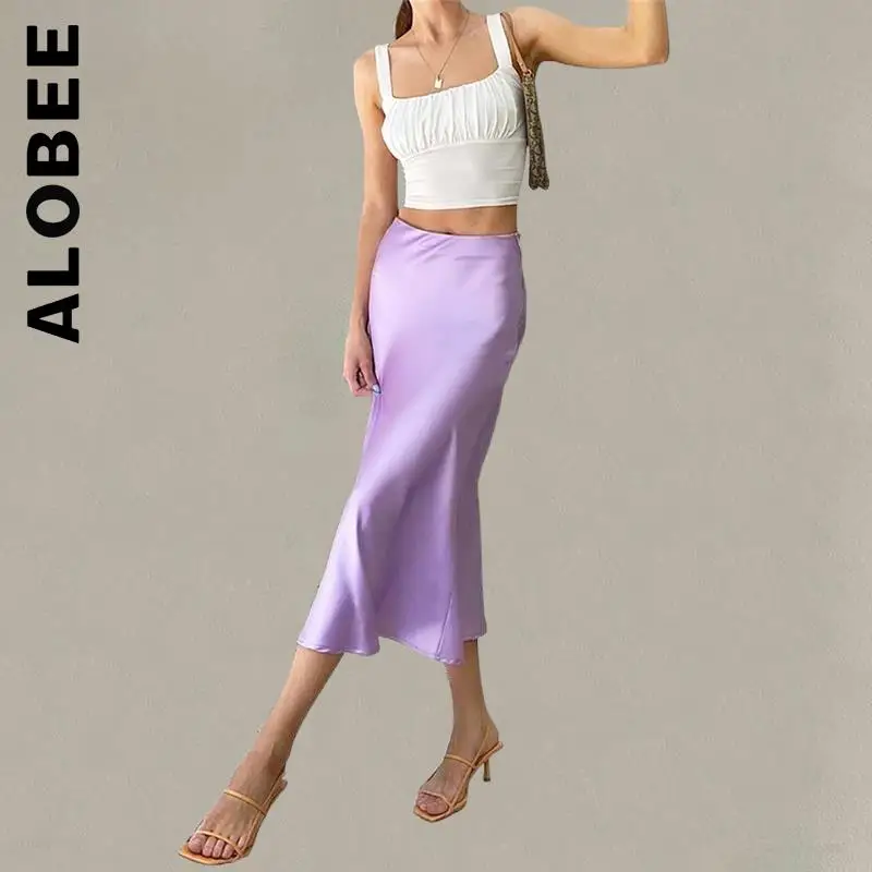 Alobee Fashion Split Women Skirt Slim Elegant Skirts High Waist Korean Style Skirt Female Midi Skirt Holiday Skirts Woman
Alobee Fashion Split Women Skirt Slim Elegant Skirts High Waist Korean Style Skirt Female Midi Skirt Holiday Skirts Woman