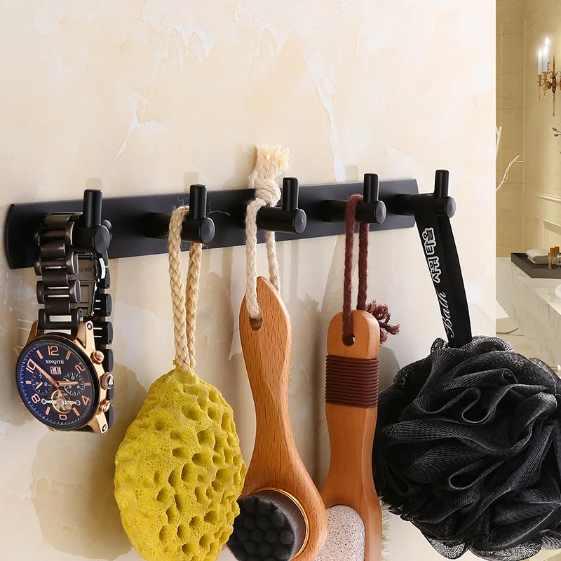 Black Hook Behind The Door Bathroom Coat Hook Bathroom Hotel Stainless Steel Single Coat Hook Row Hook 3 To 5 Hooks
Black Hook Behind The Door Bathroom Coat Hook Bathroom Hotel Stainless Steel Single Coat Hook Row Hook 3 To 5 Hooks