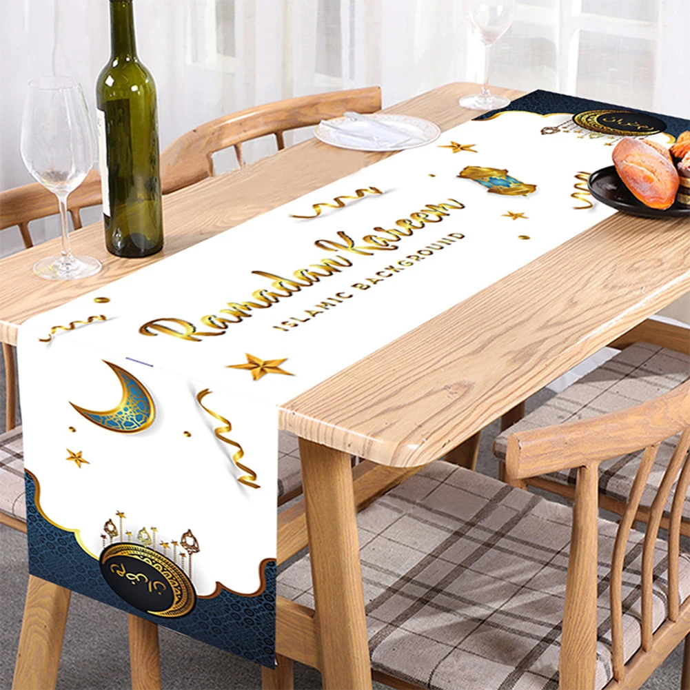 35x180cm EID Mubarak Table Runner Ramadan Decoration 2022 Tablecloth Ramadan Kareem Eid Al Adha Islamic Muslim Party Gifts
35x180cm EID Mubarak Table Runner Ramadan Decoration 2022 Tablecloth Ramadan Kareem Eid Al Adha Islamic Muslim Party Gifts
