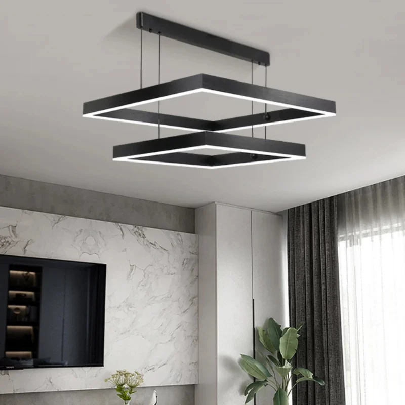LED chandelier minimalist Modern Nordic living dining square decoration bedroom kitchen ceiling lights Lamp
LED chandelier minimalist Modern Nordic living dining square decoration bedroom kitchen ceiling lights Lamp