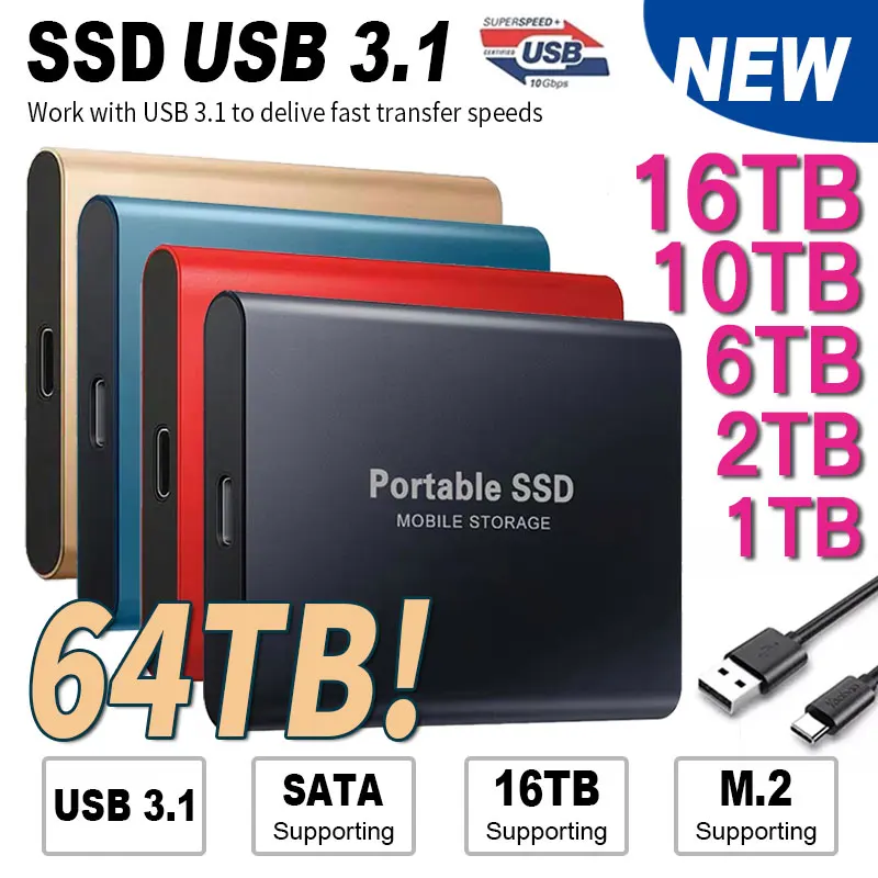 Original 2tb external hard drive 1TB portable external SSD Mini Hard Disks High-speed Drive External Solid State Hard Drive
Original 2tb external hard drive 1TB portable external SSD Mini Hard Disks High-speed Drive External Solid State Hard Drive