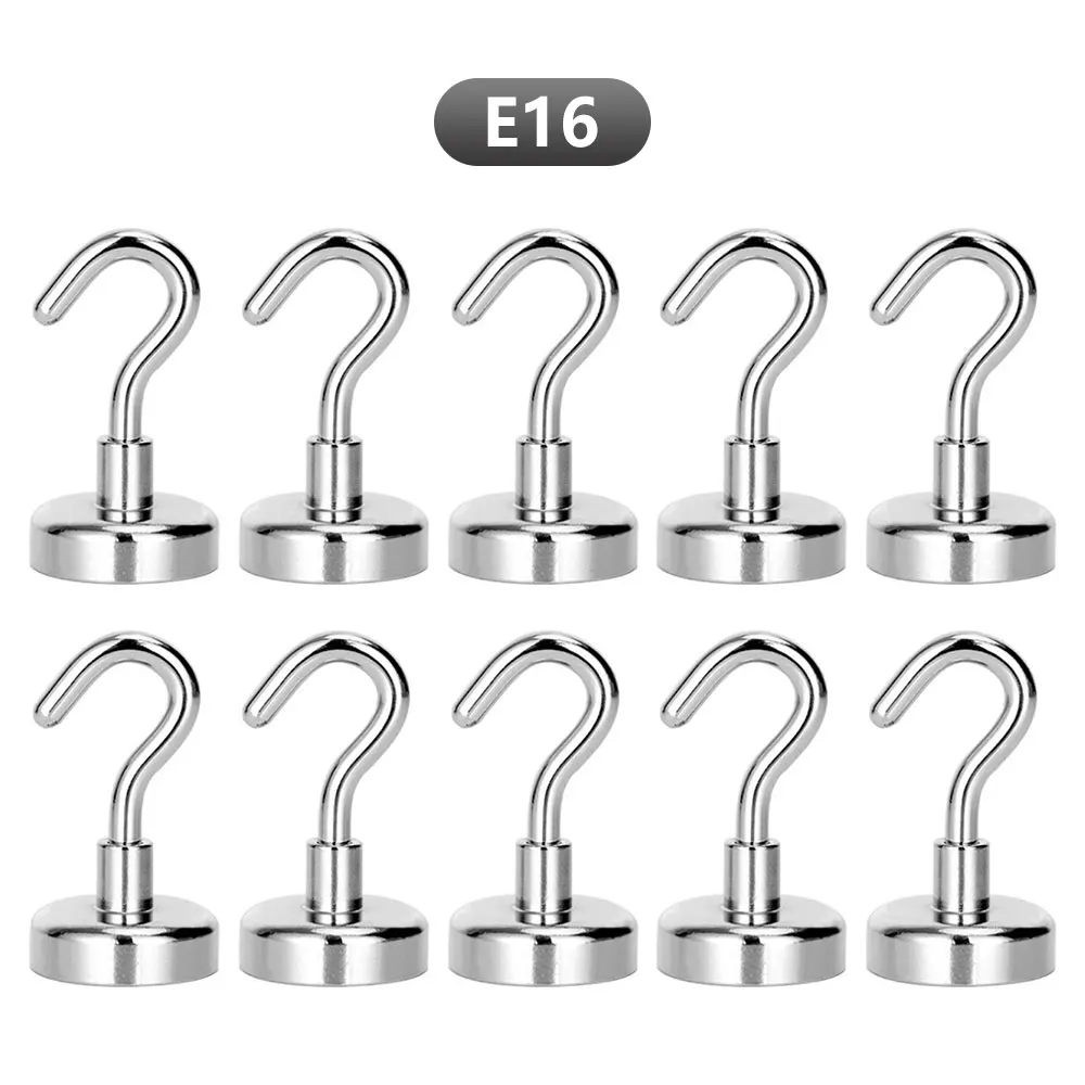 10Pcs Strong Magnetic Hooks Multi-Purpose Storage Practical Load Bearing Hook for Home Kitchen Bar Storage Key Coat Hanging
10Pcs Strong Magnetic Hooks Multi-Purpose Storage Practical Load Bearing Hook for Home Kitchen Bar Storage Key Coat Hanging