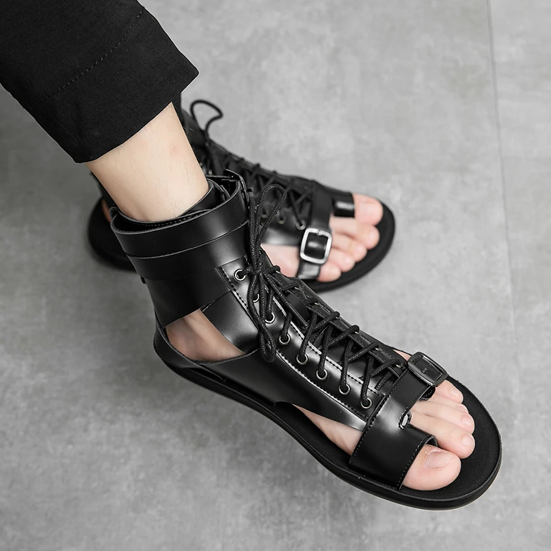 2022 Summer Genuine Leather Sandals Men Fashion Brand Quality Gladiator Beach Sandals Slippers Ankle Strap Men Casual Sandals
2022 Summer Genuine Leather Sandals Men Fashion Brand Quality Gladiator Beach Sandals Slippers Ankle Strap Men Casual Sandals