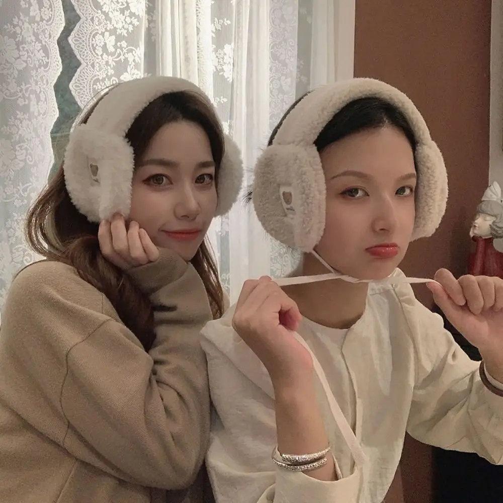 Fashion Ear Warmer Women Men Cold Protection Soft Plush Earmuffs Tie Earflaps Cute Bear Ear-Muffs Winter Warm
Fashion Ear Warmer Women Men Cold Protection Soft Plush Earmuffs Tie Earflaps Cute Bear Ear-Muffs Winter Warm