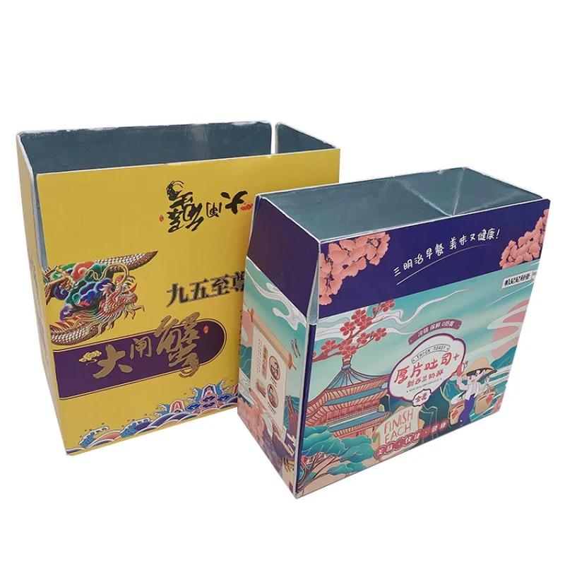Custom Wholesale Corrugated Aluminum Foil Lined Insulated Shipping Paper Boxes for Frozen food packaging
Custom Wholesale Corrugated Aluminum Foil Lined Insulated Shipping Paper Boxes for Frozen food packaging