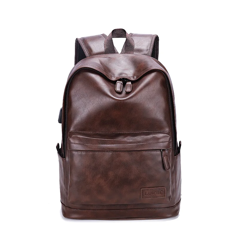 Black Waterproof Leather Backpack Men school bag for teenage girls boy bookbag Laptop bag pack Business Casual Travel backbag
Black Waterproof Leather Backpack Men school bag for teenage girls boy bookbag Laptop bag pack Business Casual Travel backbag