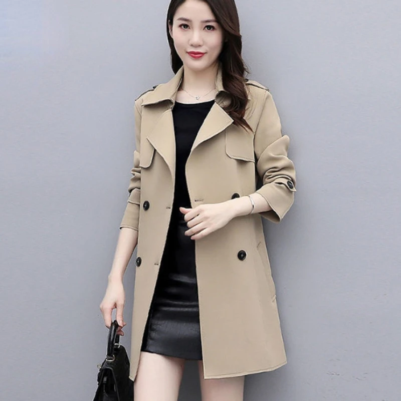 Women's Mid-length Khaki Trench Coat Spring 2023 New British Style Jackets Spring and Autumn Double Breasted Windbreaker Women's
Women's Mid-length Khaki Trench Coat Spring 2023 New British Style Jackets Spring and Autumn Double Breasted Windbreaker Women's