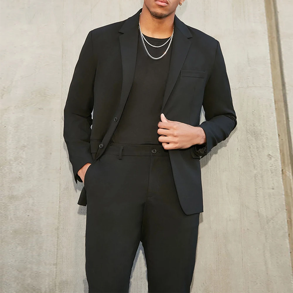 2023 Men's Monochrome Single-Breasted Suit Casual Wedding Party High-Quality Long-Sleeved Jacket Autumn And Winter Men's Suit
2023 Men's Monochrome Single-Breasted Suit Casual Wedding Party High-Quality Long-Sleeved Jacket Autumn And Winter Men's Suit