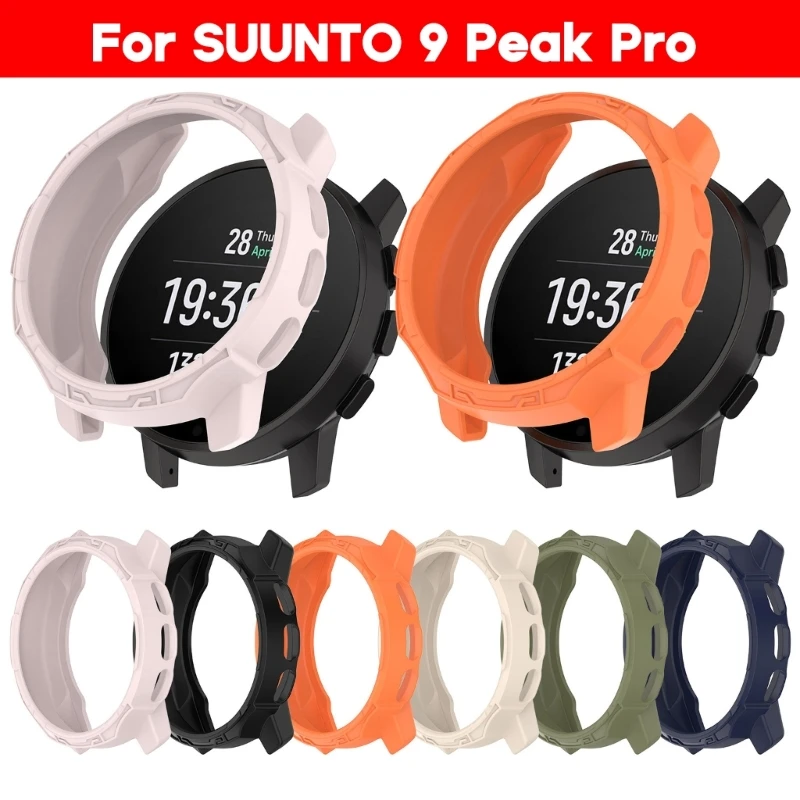 Smartwatch Anti Dust Waterproof Shockproof Housing Soft Sleeve Frame Bumper-Shell Compatible for Suunto 9 Peak-Pro E8BE
Smartwatch Anti Dust Waterproof Shockproof Housing Soft Sleeve Frame Bumper-Shell Compatible for Suunto 9 Peak-Pro E8BE
