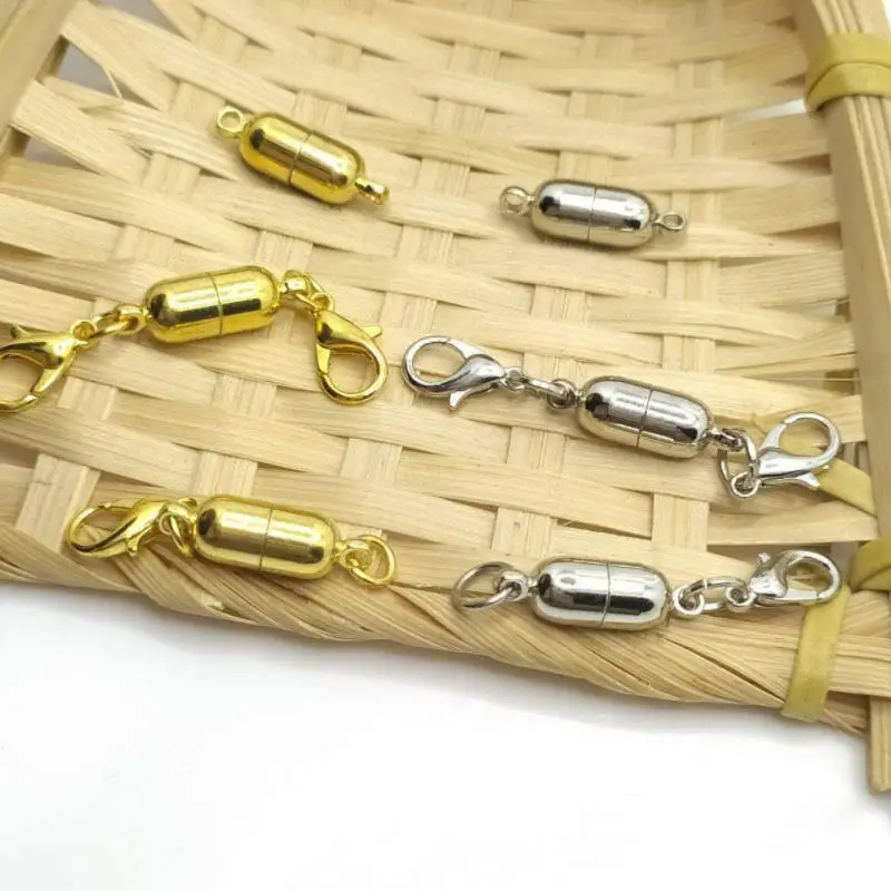 1PCS DIY Round Capsule Magnet Buckle Magnetic Buckle Connector Lobster Buckle Necklace Magnetic Suction Buckle Bracelet
1PCS DIY Round Capsule Magnet Buckle Magnetic Buckle Connector Lobster Buckle Necklace Magnetic Suction Buckle Bracelet