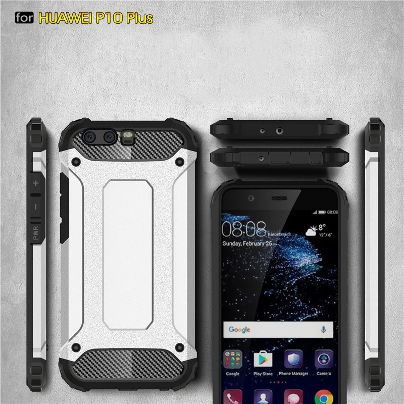 

Strong Hybrid Tough Shockproof Armor Phone Back Case for HUAWEI P20 Pro P10 Plus P9+ Honor 6X 5X Mate 10 Hard Rugged Cover