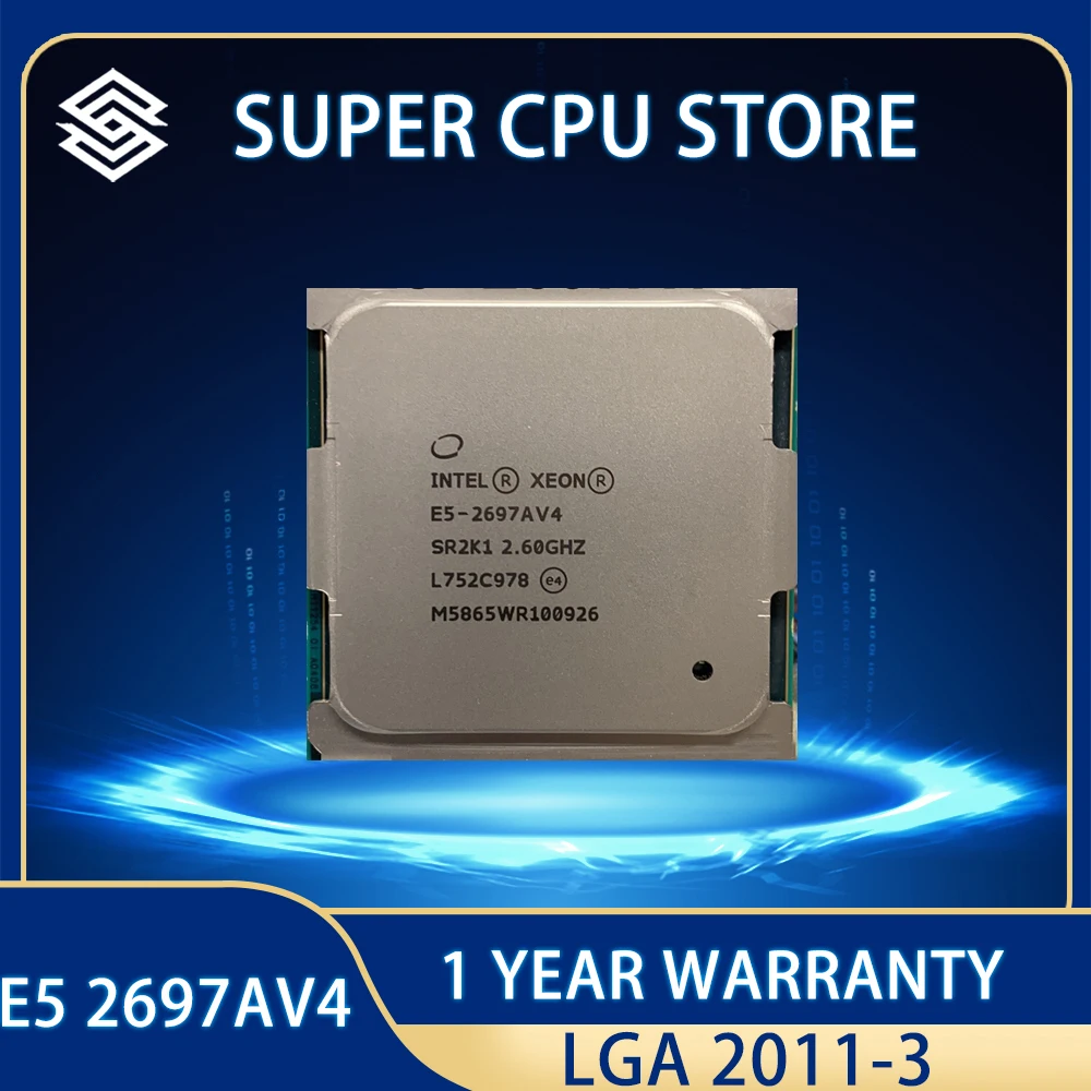 

Процессор Intel Xeon OEM E5 2697AV4, E5-2697AV4 ГГц, 16 ядер, 40 Мб, 2,60 Вт, 12 нм, 145 V4 E5-2697Av4