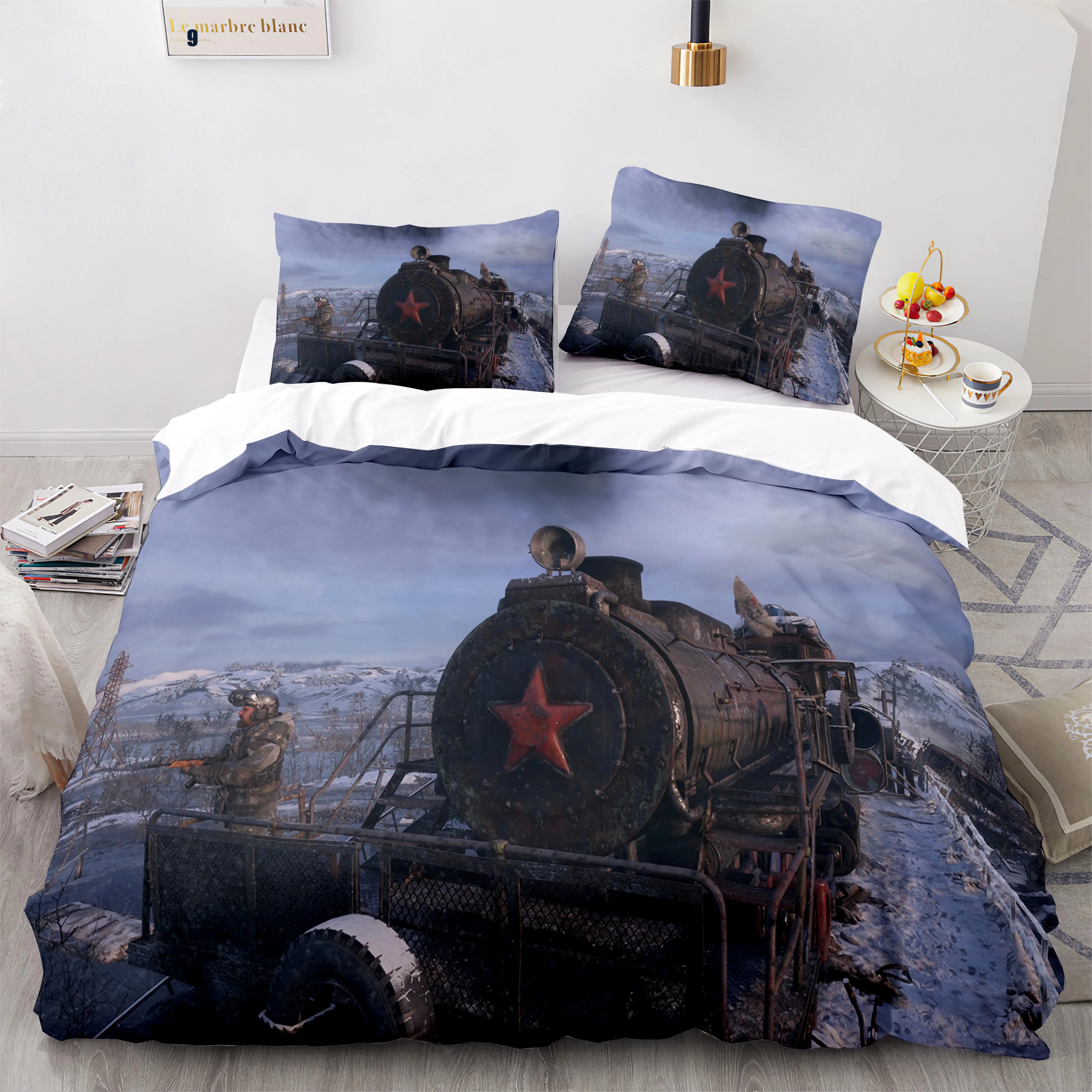 Metro exodus Bedding Set Single Twin Full Queen King Size Bed Set Aldult Kid Bedroom Duvetcover Sets 3D Print shooting game
Metro exodus Bedding Set Single Twin Full Queen King Size Bed Set Aldult Kid Bedroom Duvetcover Sets 3D Print shooting game