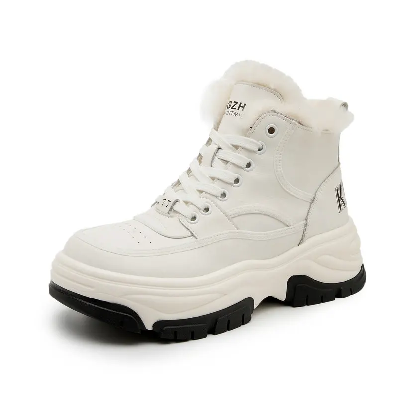2022 New Launch Winter Women Snow Boots Genuine Leather Sports Leisure Warm Waterproof Non-slip Platform Shoes
2022 New Launch Winter Women Snow Boots Genuine Leather Sports Leisure Warm Waterproof Non-slip Platform Shoes