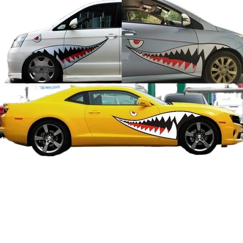 2pcs Fun DIY Car Stickers Cartoon Shark Mouth Tooth Teeth Stylish Graphics PVC Waterproof Sticker Decoration for Car 2022 New
2pcs Fun DIY Car Stickers Cartoon Shark Mouth Tooth Teeth Stylish Graphics PVC Waterproof Sticker Decoration for Car 2022 New